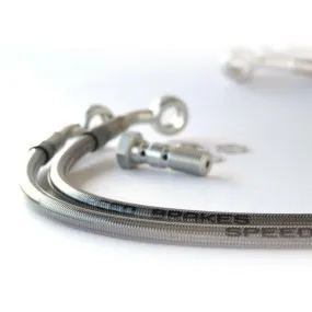 Durite d'embrayage d'aviation SPEEDBRAKES inox/raccord bleu Suzuki GSX B-KING