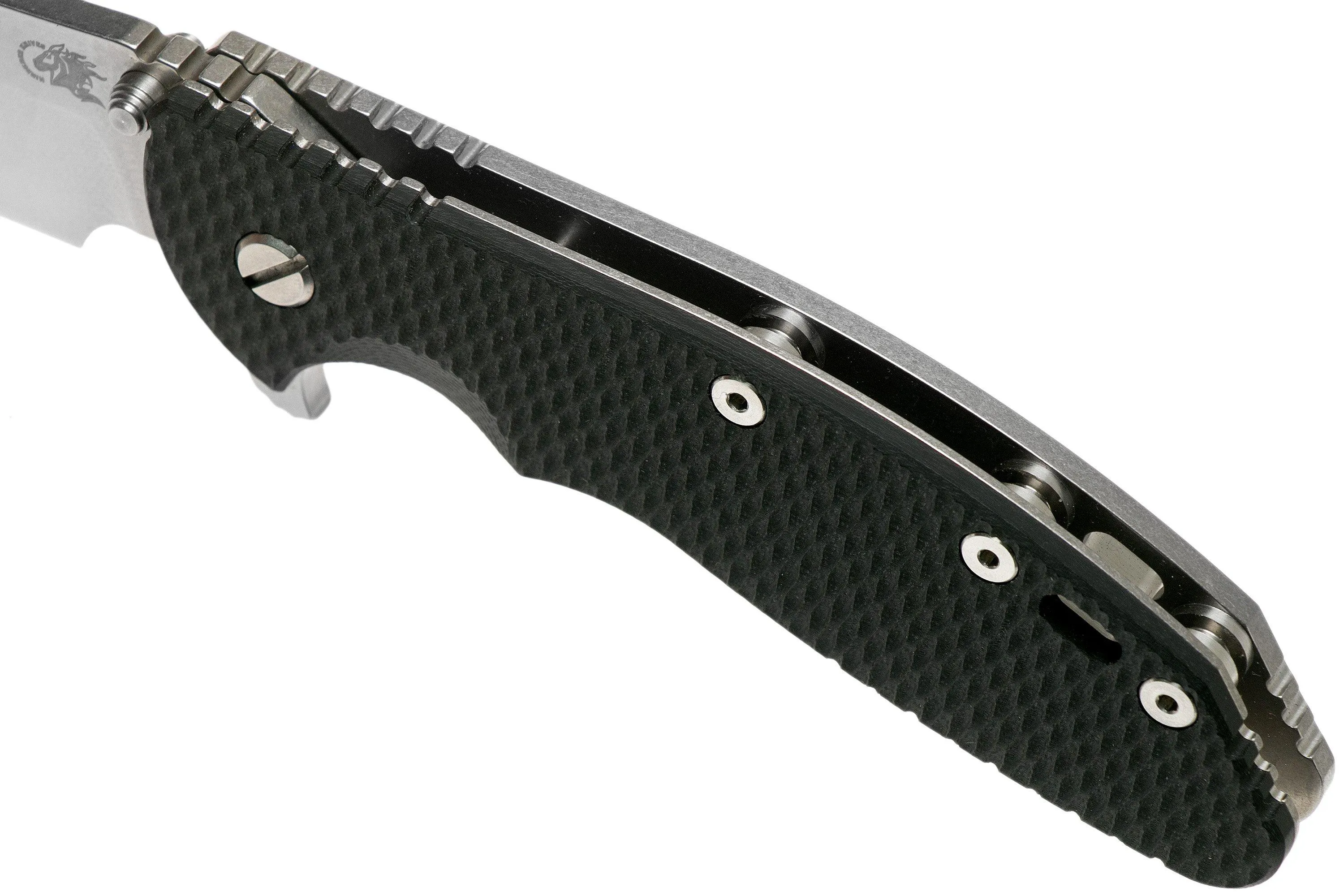 Rick Hinderer XM-24 4" Gen6 Sheepfoot 20CV, Black G10 couteau de poche