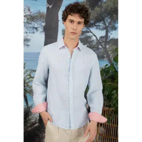 VICOMTE A. - CHEMISE SLIM LÉGÈRE 100% Lin